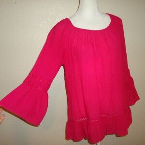 Fundamental Thing Women's Crimson Blouse Size-8 #P